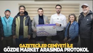 Manisa Gazeteciler Cemiyeti ile Gözde Marketler arasında indirim protokolü
