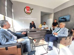 Soma Belediye Başkanı Okur’dan Manisa Gazeteciler Cemiyeti’ne ziyaret