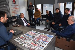 Başsavcı Eker ve Komisyon Başkanı Soydal’dan gazetecilere kutlama